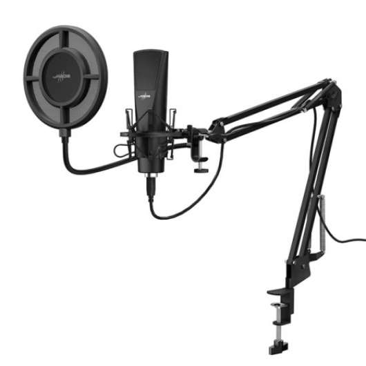 Urage - Mikrofon stream 800 hd studio streaming svart - snabb leverans