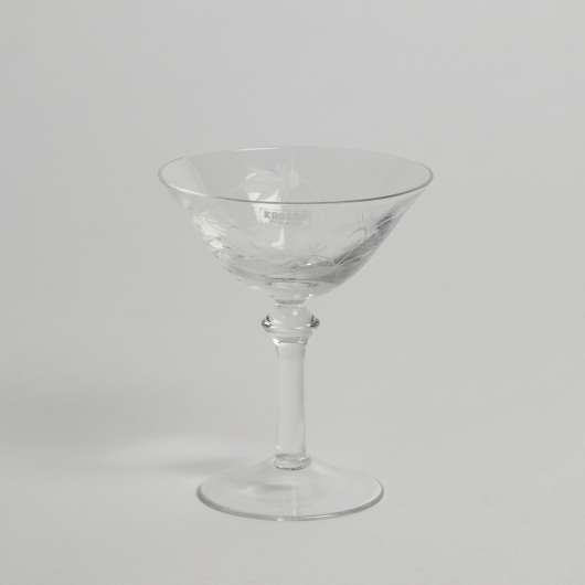 Vintage - SÅLD Sherryglas "Blåklocka" 12 st
